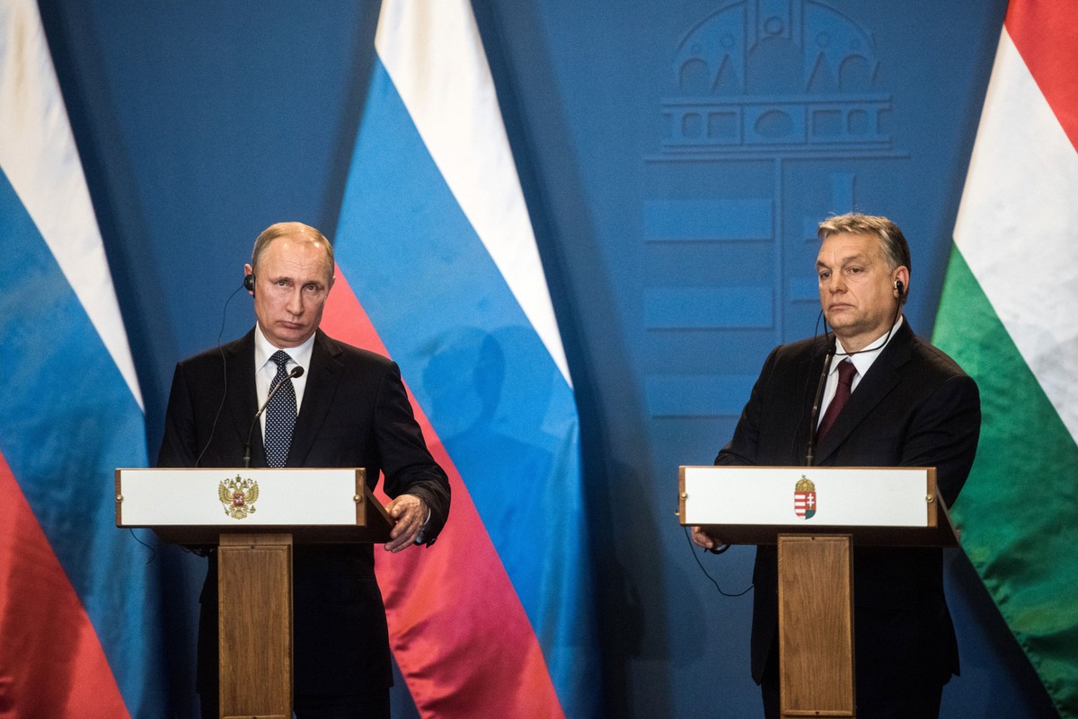 Władimir Putin i Viktor Orban