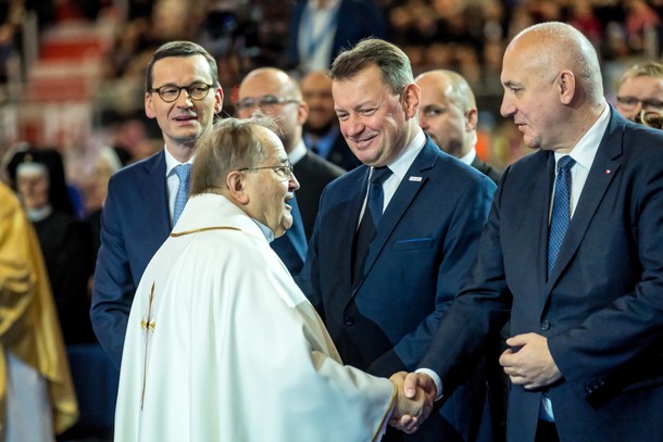 Tadeusz Rydzyk, Mateusz Morawiecki, Joachim Brudziński, Mariusz Błaszczak