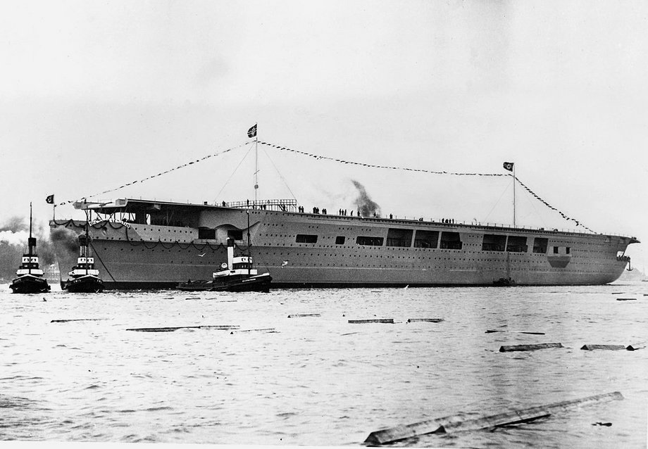 Nieukończony lotniskowiec Graf Zeppelin 