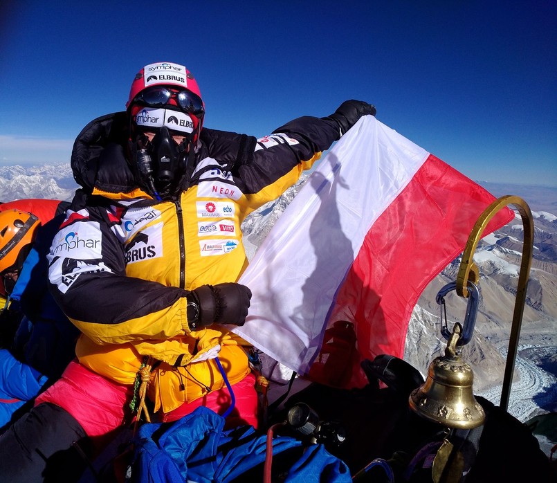 Miłka Raulin na szczycie Mount Everest