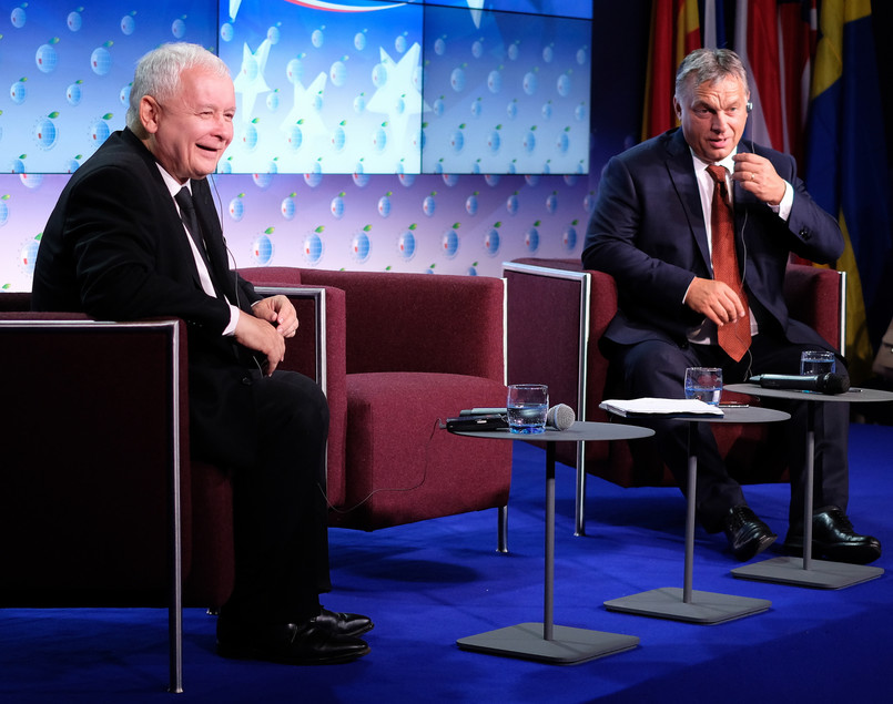 Jarosław Kaczyński i Viktor Orban w Krynicy