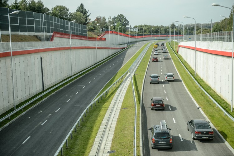 S17 do Lublina - odcinek w. Jastków - w. Lublin Sławinek (2)<br><br>(zuz) PAP/Wojciech Pacewicz