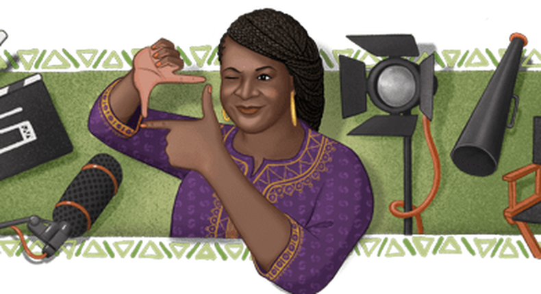 Google Doodle honours Nollywood filmmaker, Amaka Igwe on 57th posthumous birthday. [Google]