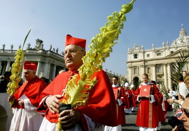 VATICAN-PALM SUNDAY-SODANO-RATZINGER