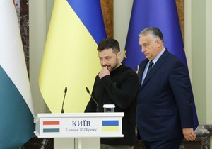 Volodimir Zelenski i Viktor Orban u julu u Kijevu
