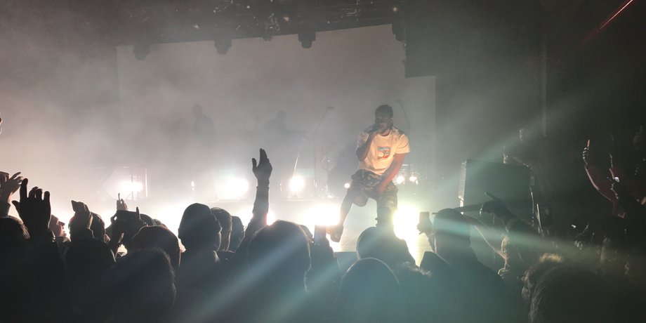 Kendrick Lamar performing at the Music Hall of Williamsburg in Brooklyn, NY. on December 16, 2016.