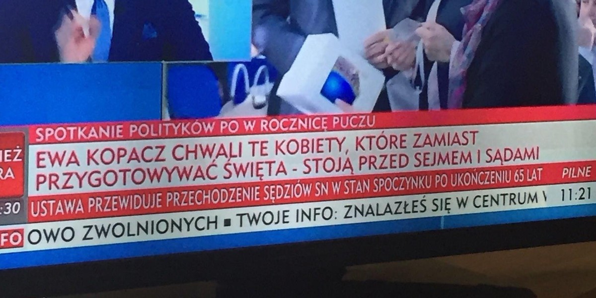 "Paskowy" w TVP Info znowu zaszalał