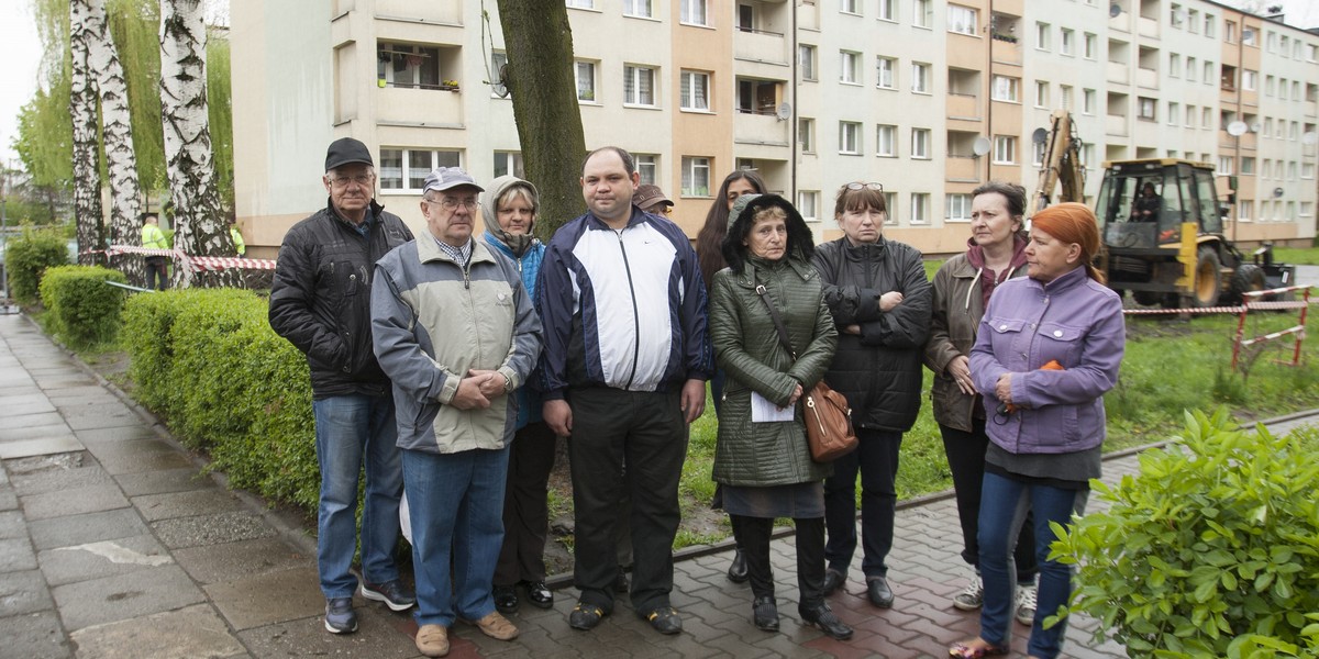 Protest mieszkańców wobec decyzji SM Górnik w K-cach