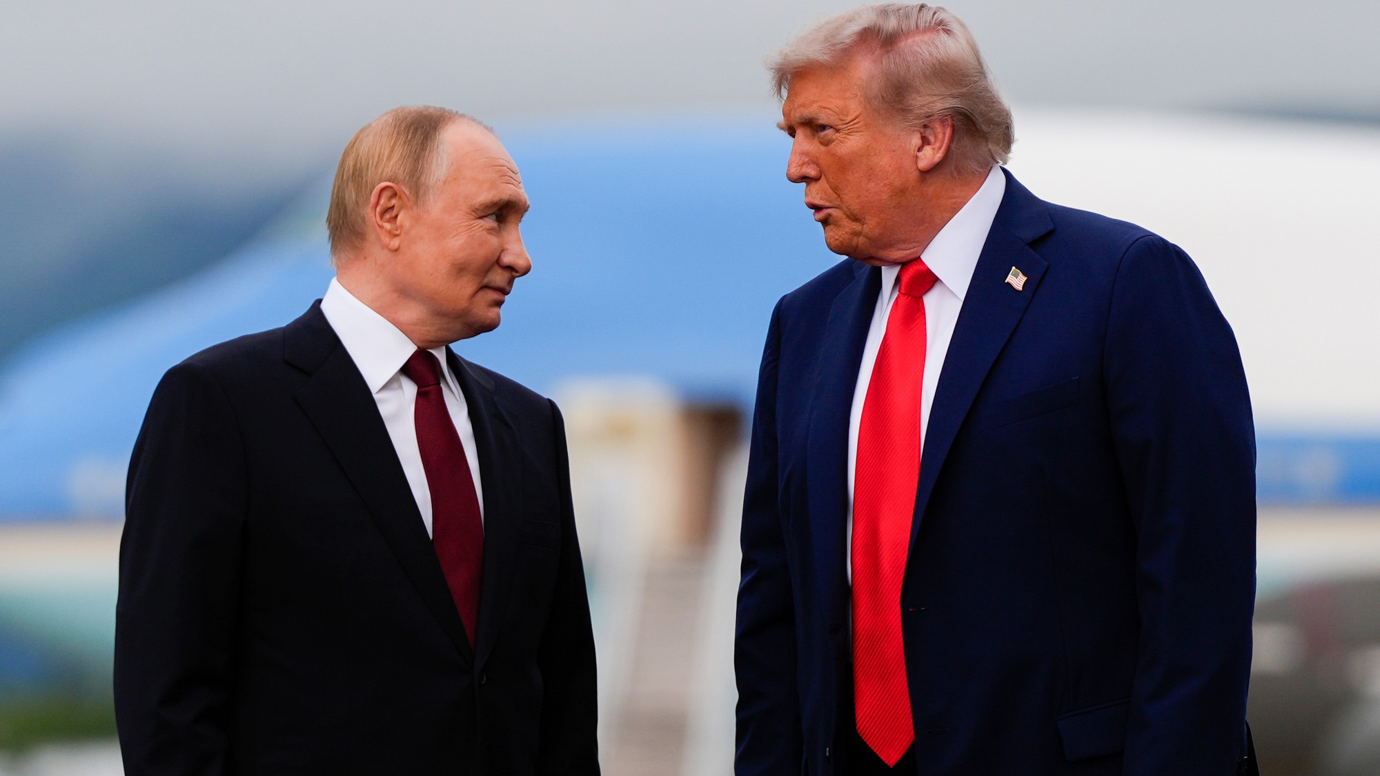 Vladimir Putin a Donald Trump.