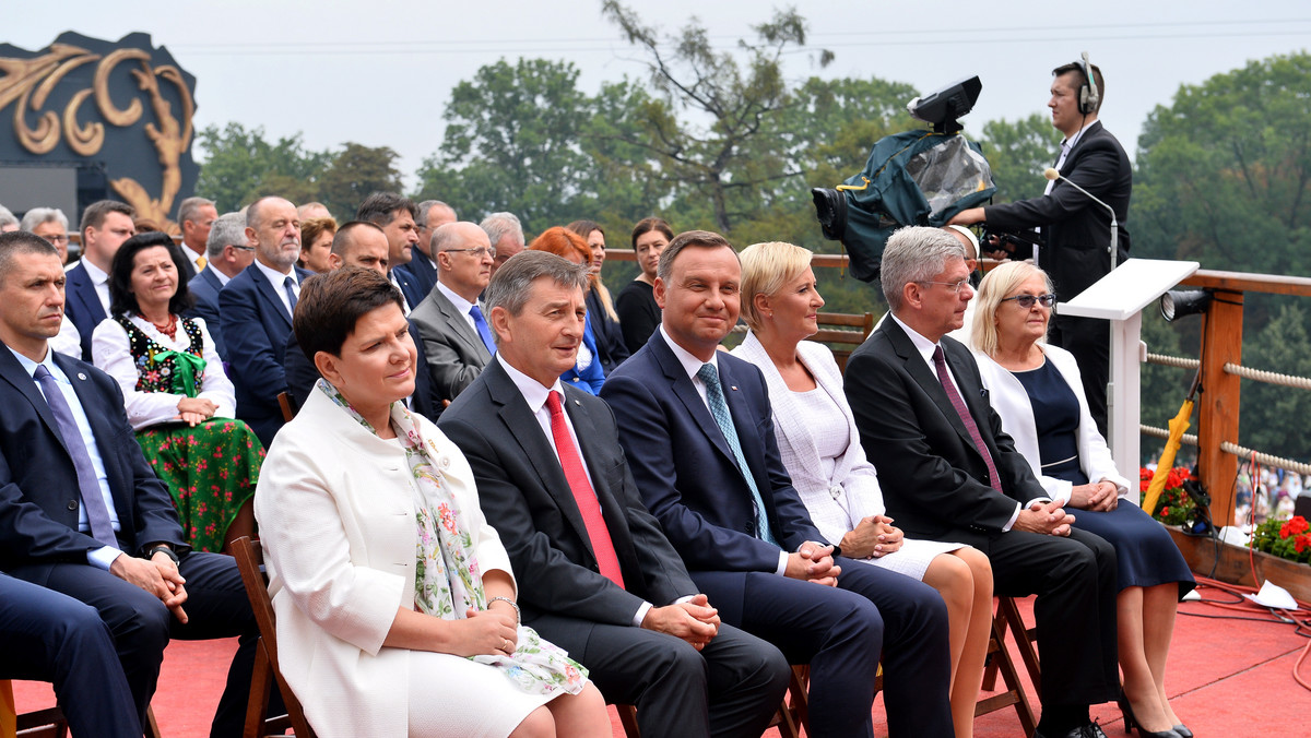 Para prezydencka oraz marszałkowie Sejmu i Senatu na Jasnej Górze