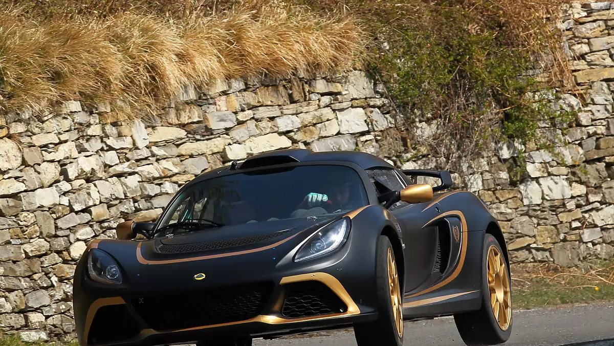 Lotus Exige R-GT z numerem “0” w Geko Ypress Rally