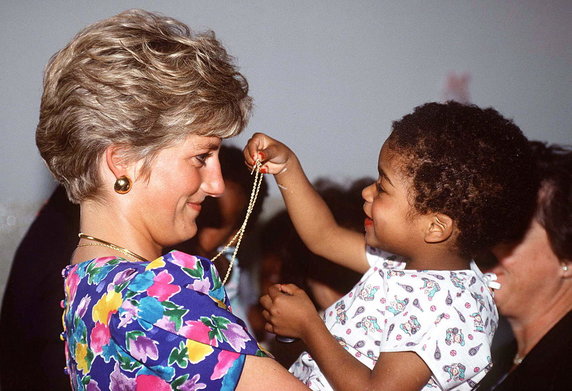 Księżna Diana w Sao Paolo, w Brazylii w 1991 r.