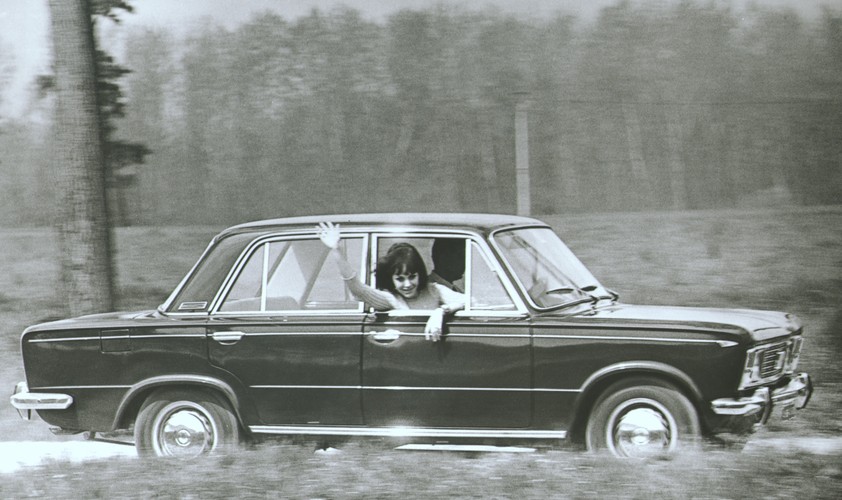 Włoski fiat 125 z lat 1967-1968
