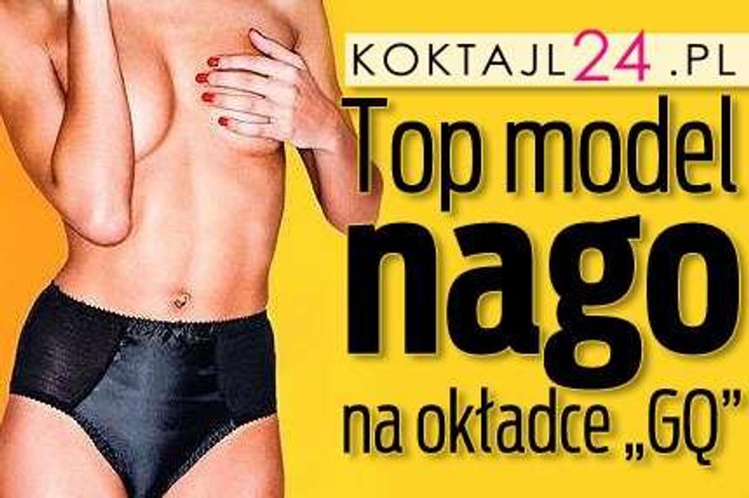 Top model nago na okładce "GQ"