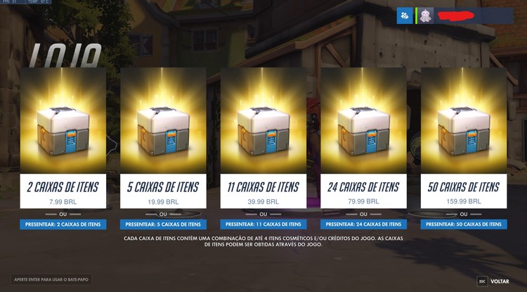 Loot boxok az Overwatch játékban