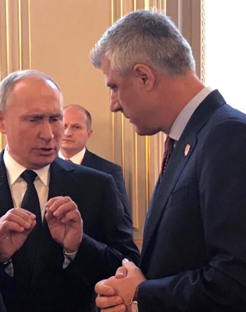 Tači i Putin u Parizu