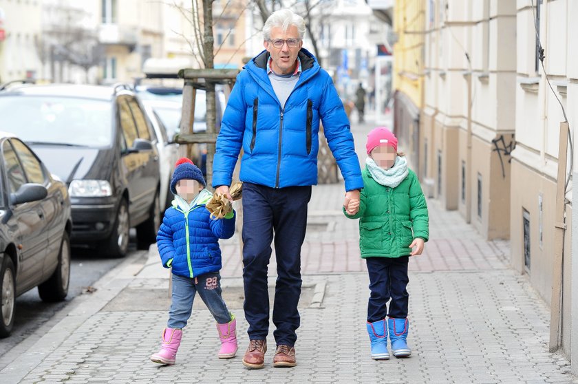 Hubert Urbański na spacerze