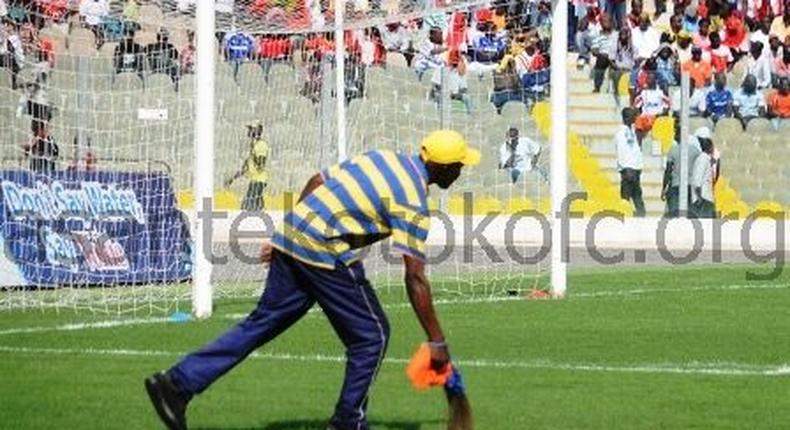 Hearts of Oak sweeping the field before a clash against Kotoko