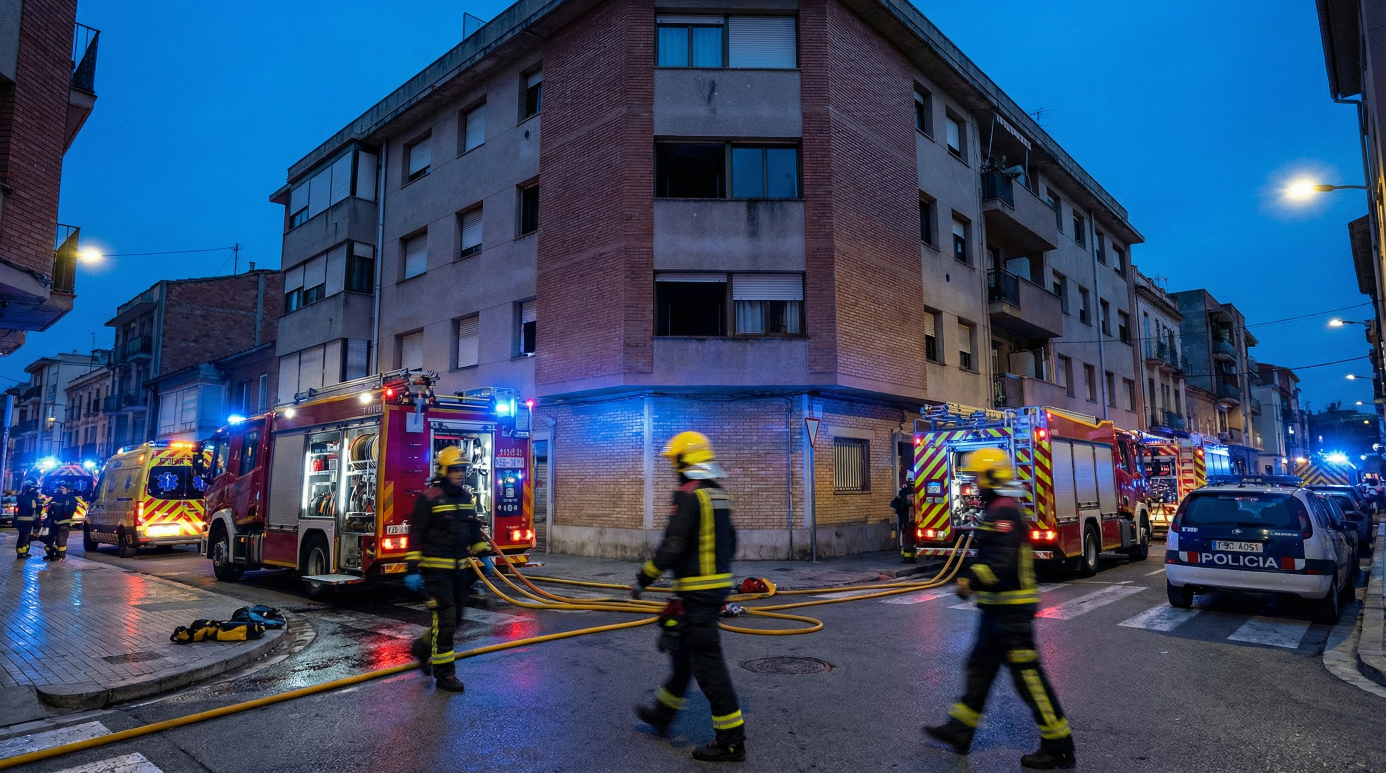 Atrapados sin salida: cinco muertos en incendio de trastero convertido en vivienda en Manlleu