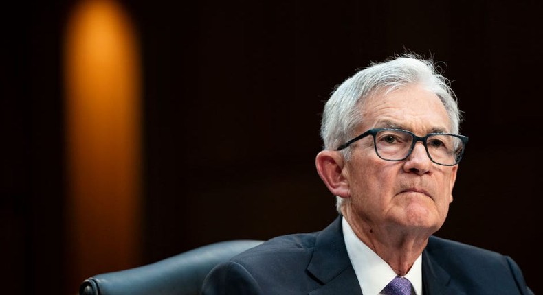 Chair of the Federal Reserve of the United States Jerome Powell speaks during a Senate Banking, Housing, and Urban Affairs Committee hearing on the Semiannual Monetary Policy Report to Congress at the U.S. Capitol on July 9, 2024 in Washington, DC. Powell in earlier remarks was quoted, we want to be more confident that inflation is moving sustainably down toward 2% before we start the process of reducing or loosening policy.Bonnie Cash/Getty Images