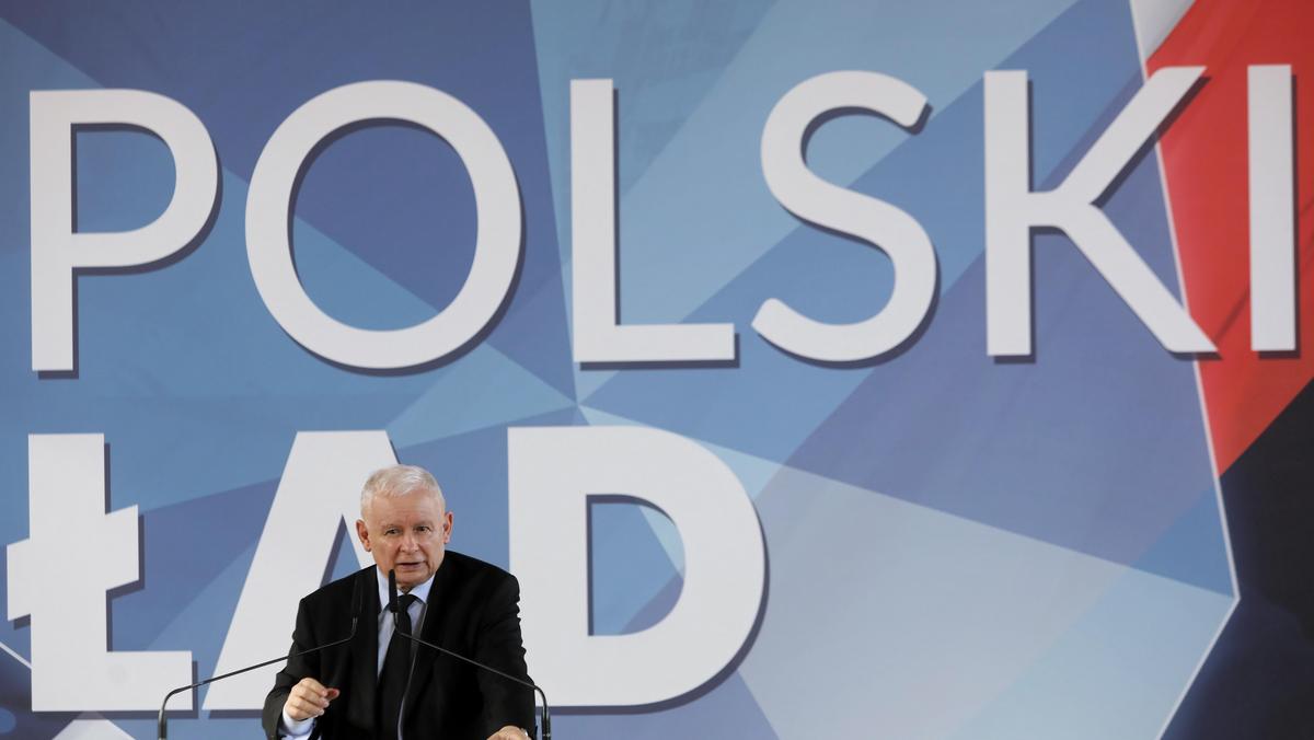 Wysokie Mazowieckie 20.06. Jarosław Kaczyński inauguruje cykl konferencji promujących Polski Ład.