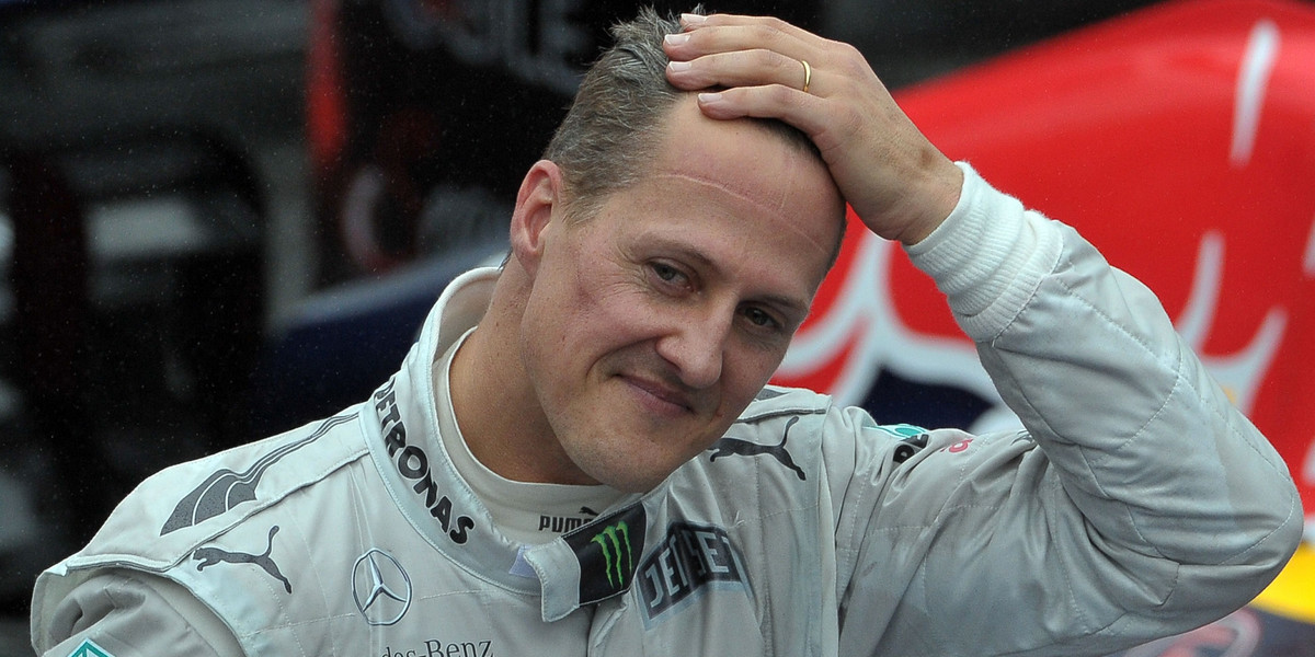 Michael Schumacher nie reaguje na bodźce