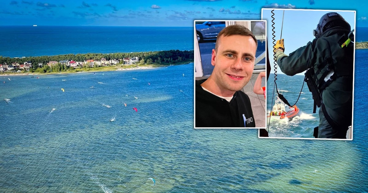 Zaginiony surfer z Chałup – poszukiwania na Zatoce Puckiej