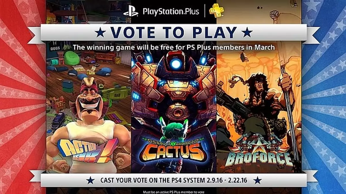 Wraca głosowanie na darmową grę w PlayStation Plus. Wybierzcie tytuł, który otrzymacie w marcu