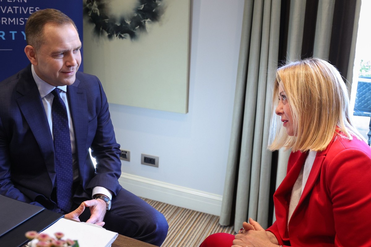 Karol Nawrocki i Giorgia Meloni