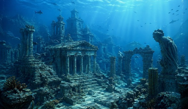 Grad pod morem - ilustracija