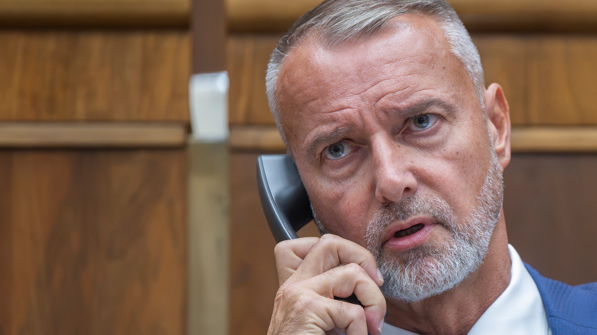Predseda parlamentu Richard Raši (Hlas-SD). 