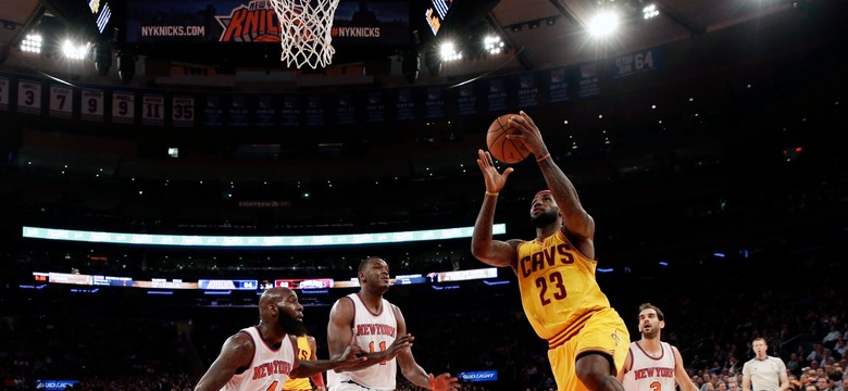 Liga NBA: 16. wygrana Warriors. Cavaliers lepsi od Knicks