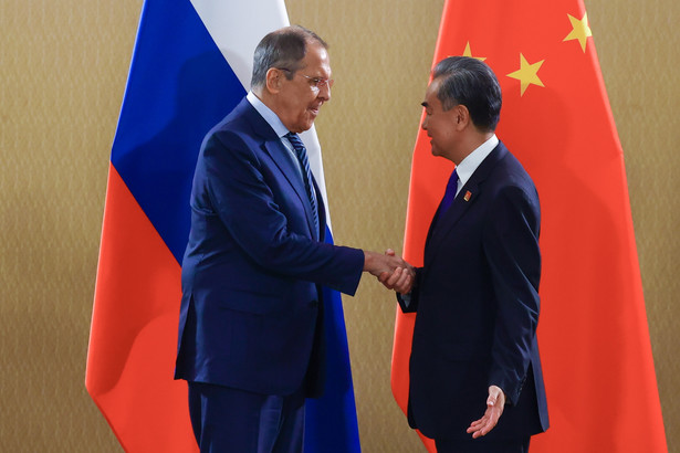 Siergiej Ławrow i Xi Jinping