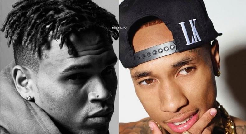 Chris Brown and Tyga