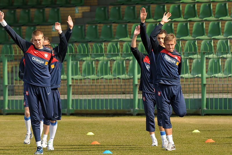 Trening reprezentacji Polski