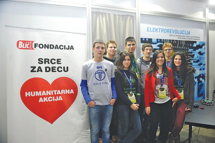 "Blic" je mladim Kragujevčanima pomogao da se predstave na Sajmu nauke