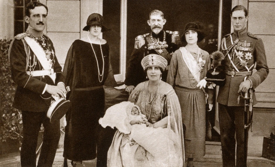 Krštenje princa Petra Karađorđevića oktobra 1923. godine u Beogradu.