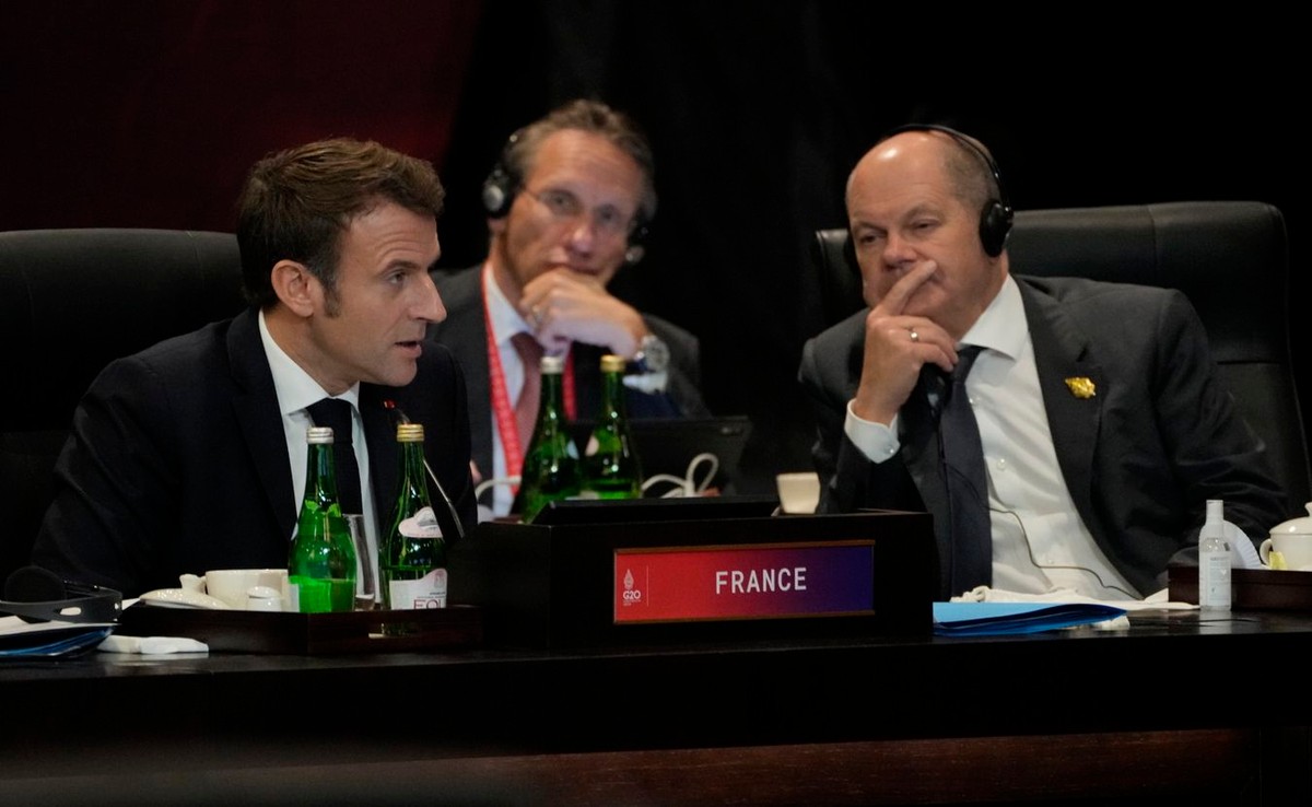 Emmanuel Macron, Olaf Scholz