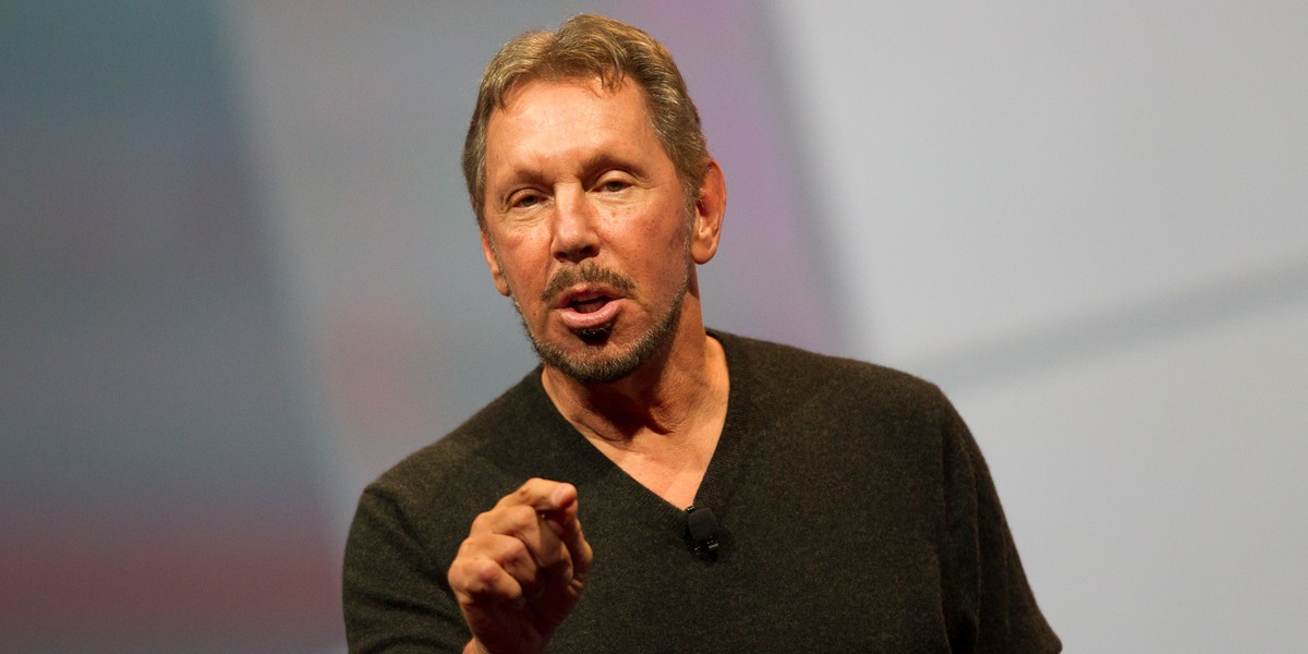 Larry Ellison, współzałożyciel, prezes rady nadzorczej i CTO w Oracle