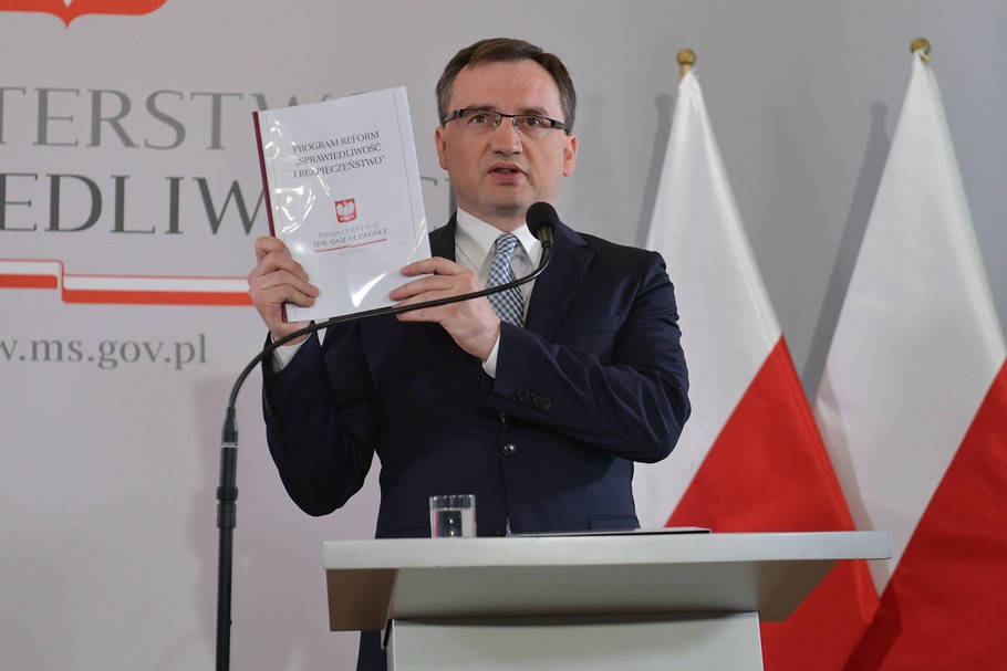 Zbigniew Ziobro prezentuje program Ministerstwa Sprawiedliwości