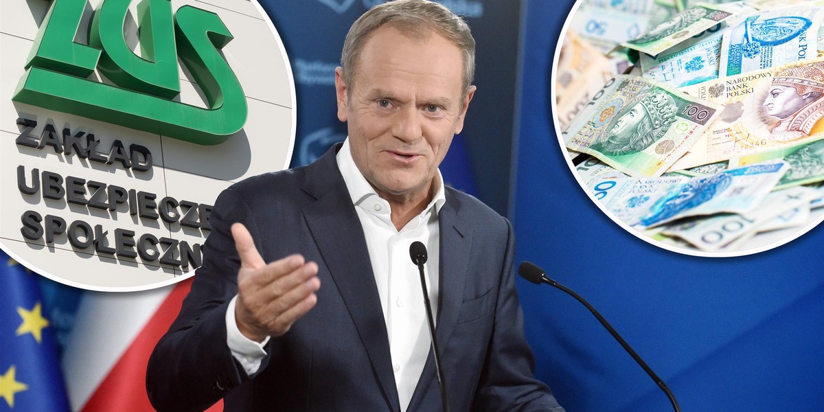 Premier Donald Tusk przedstawił projekt ustawy o wakacjach od składek płaconych do Zakładu Ubezpieczeń Społecznych dla osób prowadzących działalność gospodarczą.