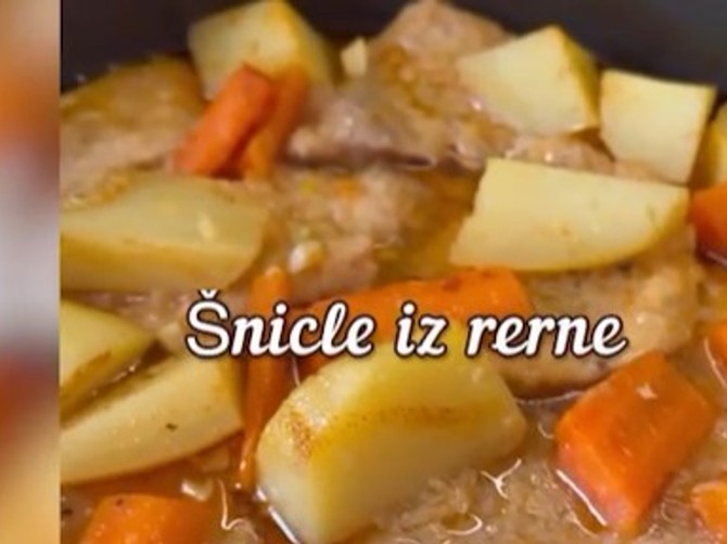 Šnicle iz rerne 