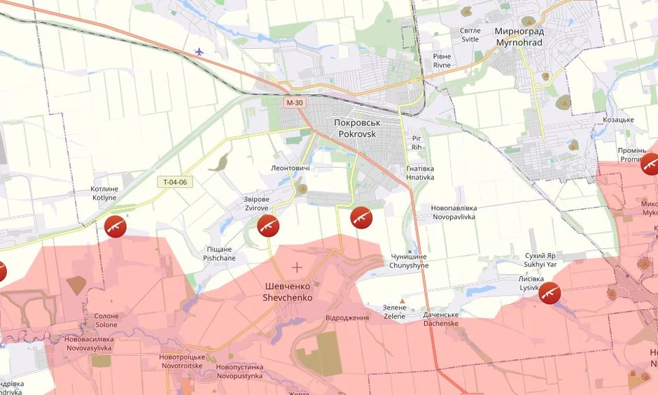 Front oko Pokrovska, 21. mart 2025.