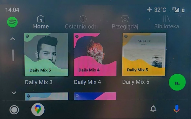 Spotify w Android Auto