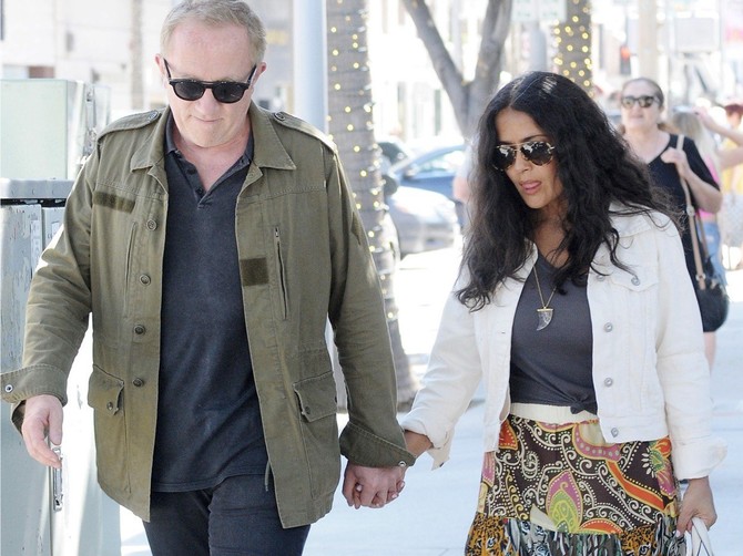 Salma Hajek i Anri Fransoa Pino