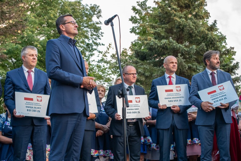 Premier Mateusz Morawieckich w Sejnach