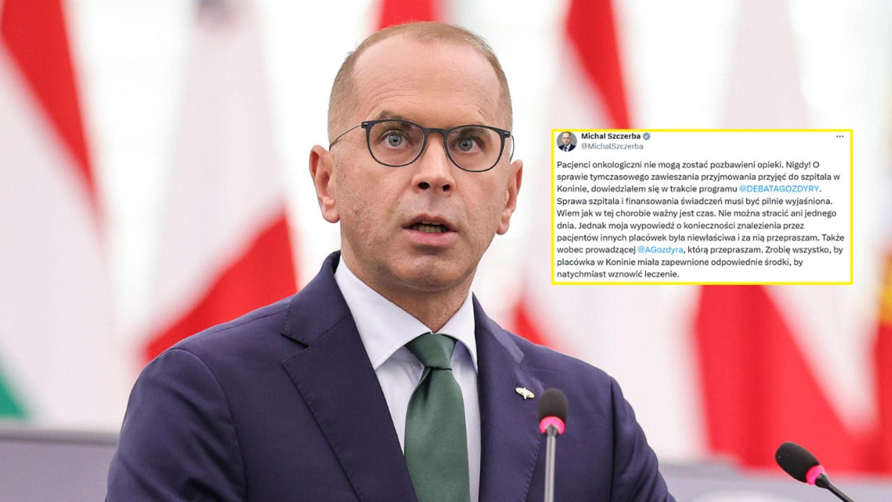 Awantura w studiu. Michał Szczerba przeprasza za słowa o pacjentach onkologicznych