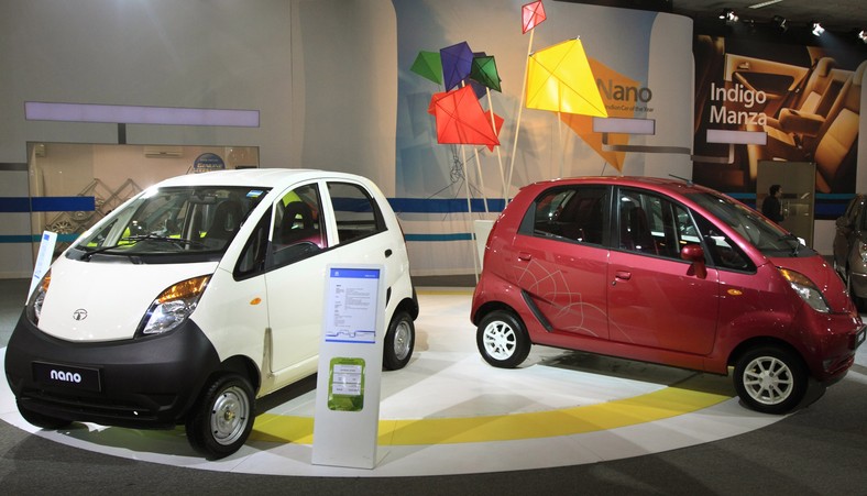 Indyjskie Tata Nano