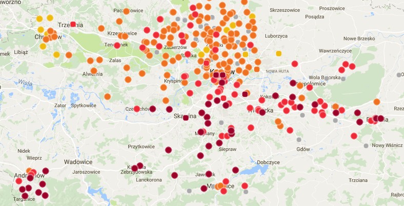 Smog nad Małopolską