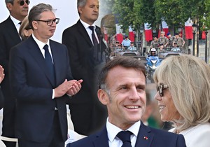 Vučić parada u Parizu 